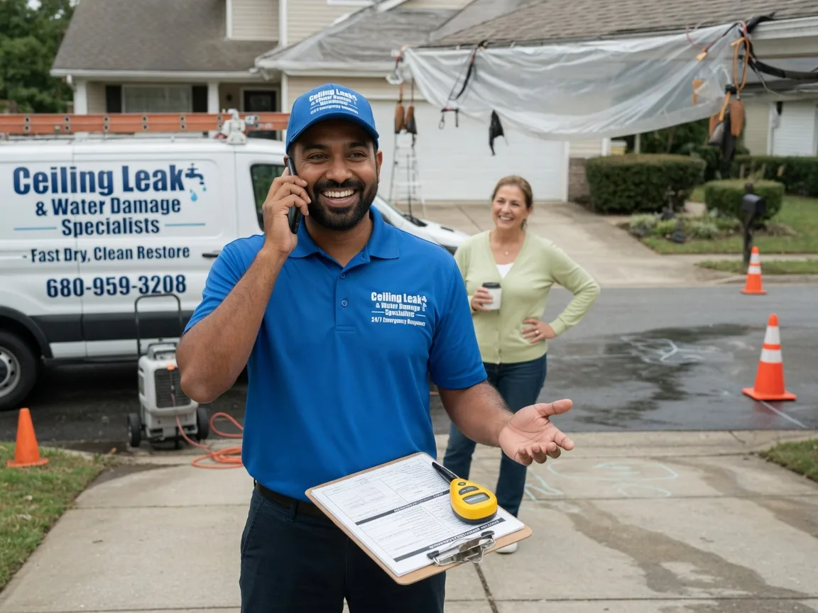 Ceiling Leak Cleanup Greenville, RI FAQs